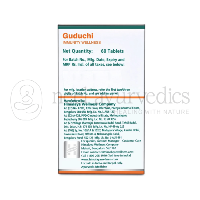 Himalaya Guduchi Tablet – 60 Tab