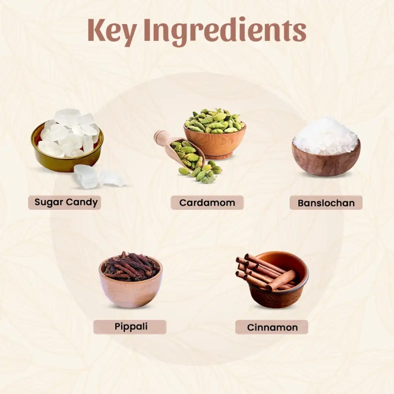 Sitopaladi Churna Key Ingredients