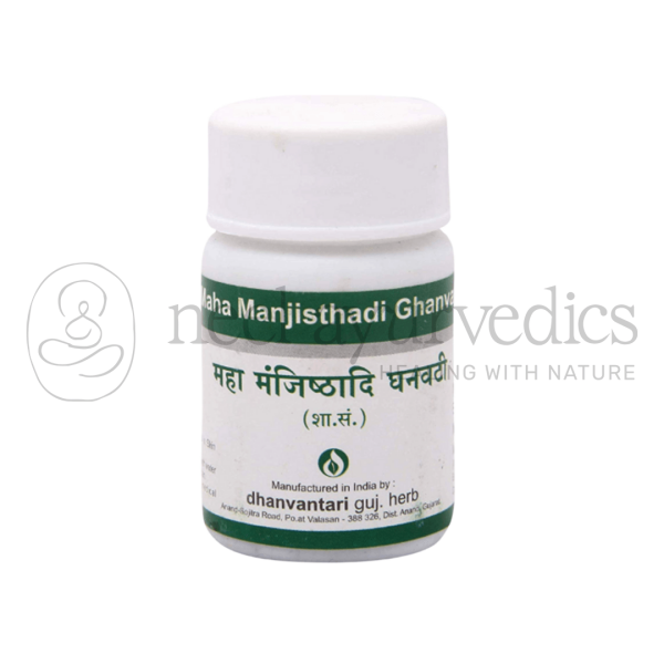 Dhanvantari Maha Manjisthadi Ghanvati Tablets Grams