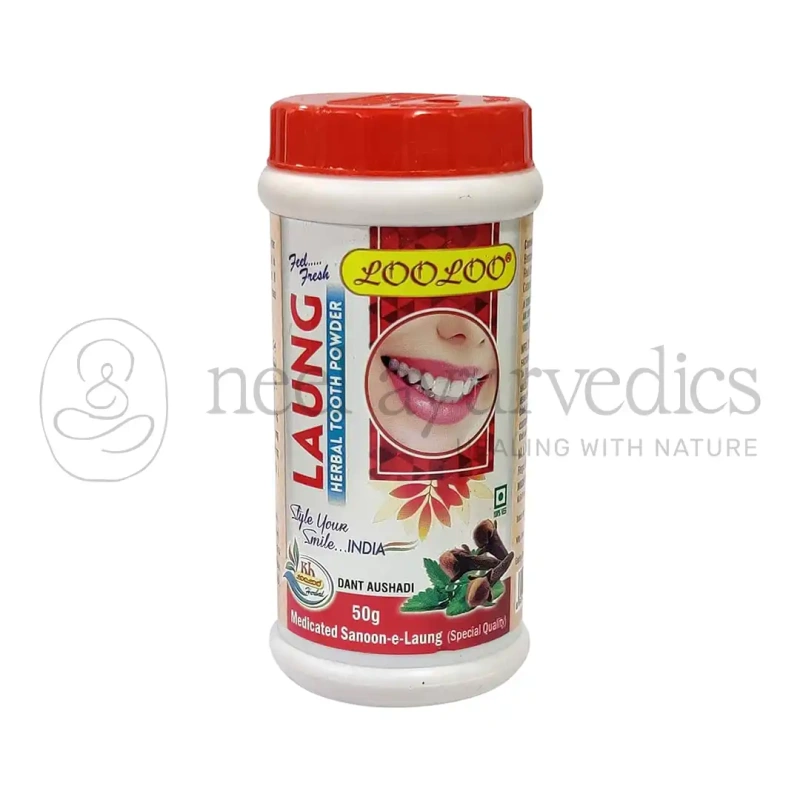 Khojati LooLoo Herbal Laung Tooth Powder (Clove)