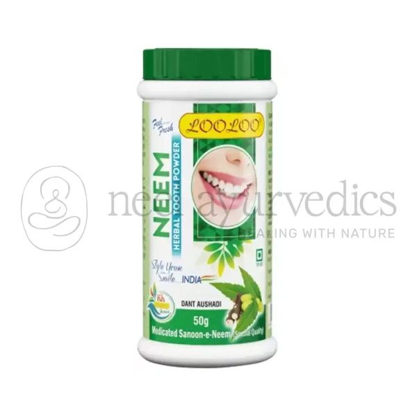 Khojati LooLoo Neem Herbal Tooth Powder